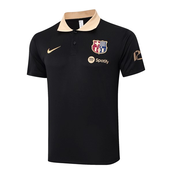 Polo Barcelona 2024-25 Negro Amarillo 2